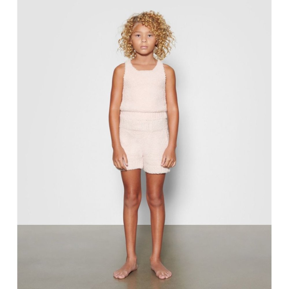 SKIMS Cozy Knit Tank Top Dusk Girls 2/3T